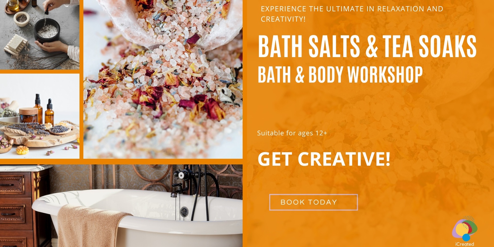 Banner image for Bath Salts & Tub Teas Workshop