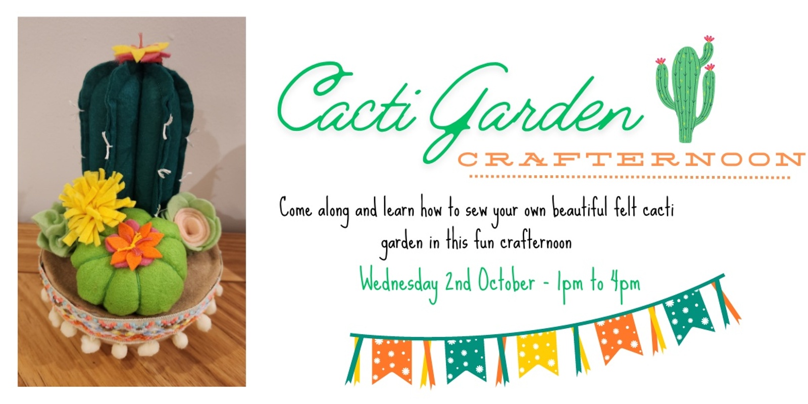 Banner image for Cacti Garden Sewing Crafternoon