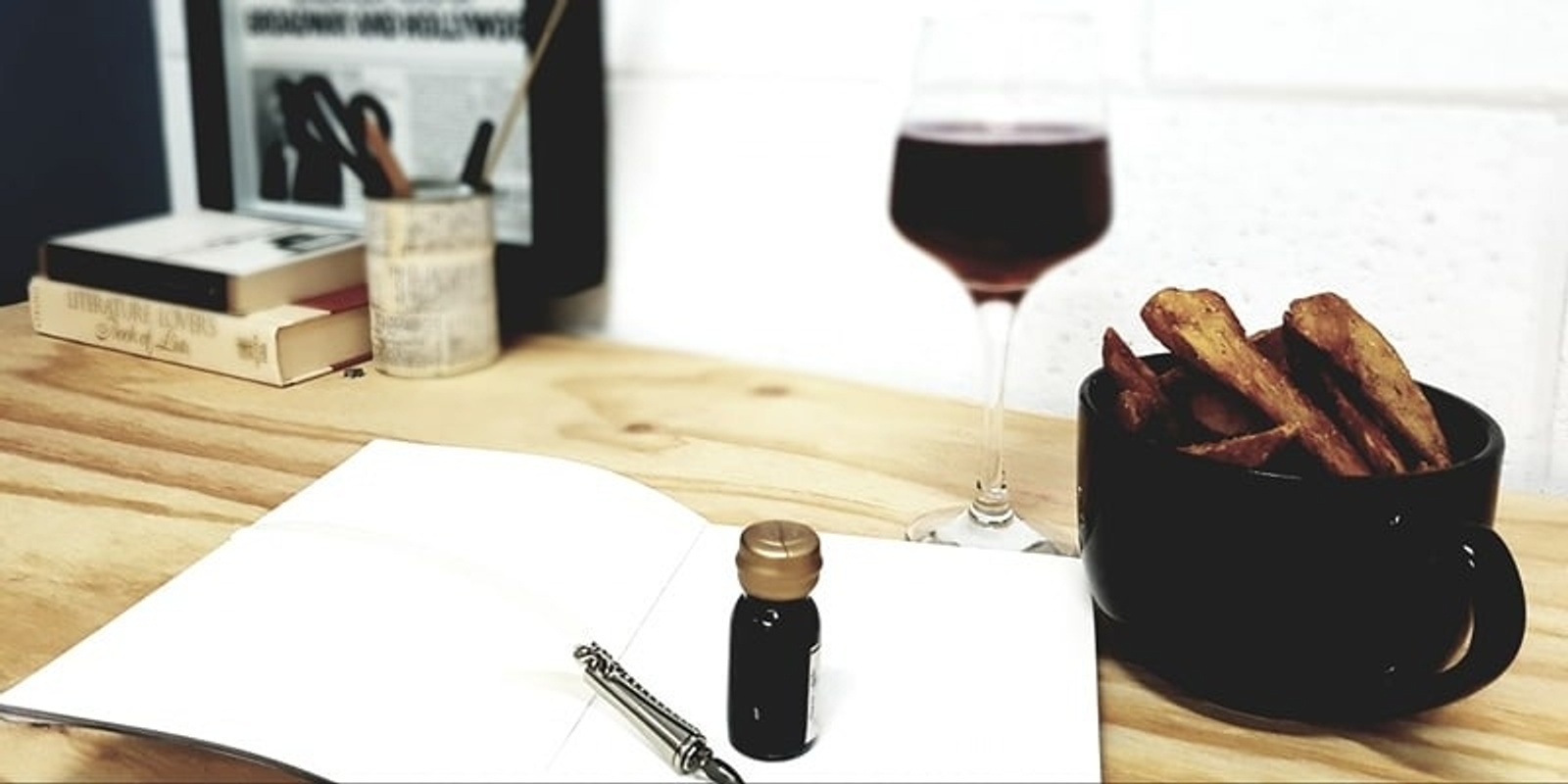 Banner image for Wedges, Wine & Writing