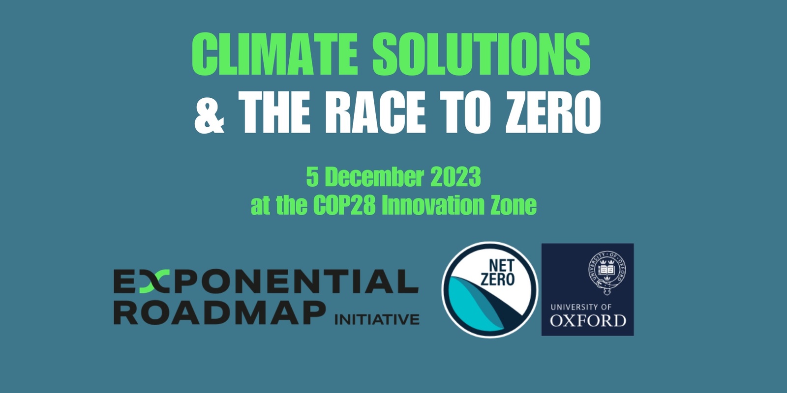 Banner image for Climate Solutions and the Race to Zero 