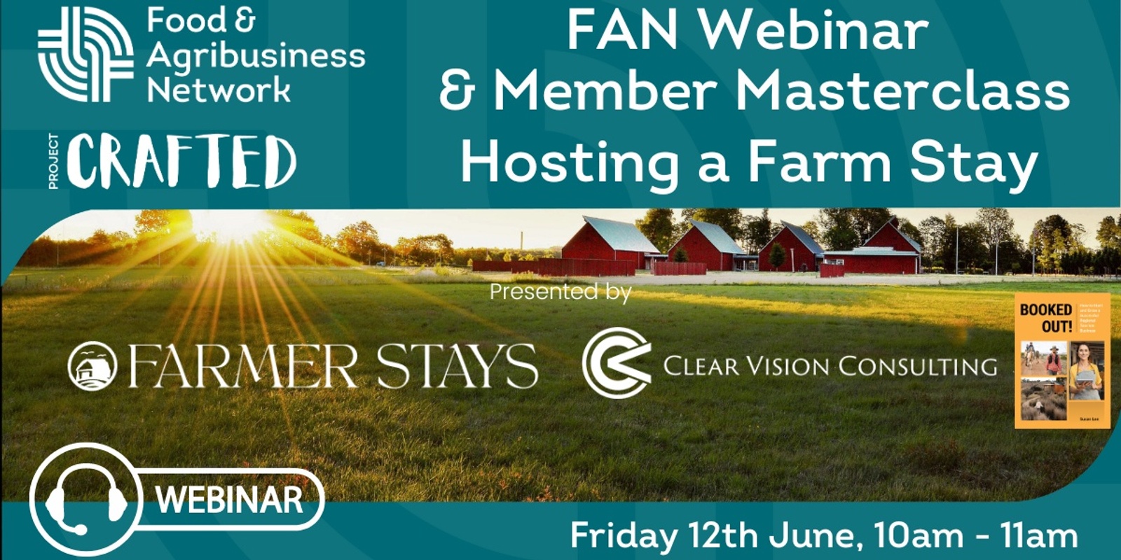 Banner image for FAN Webinar: How to Host a Farm Stay with Eliza Sanby & Susan Lee