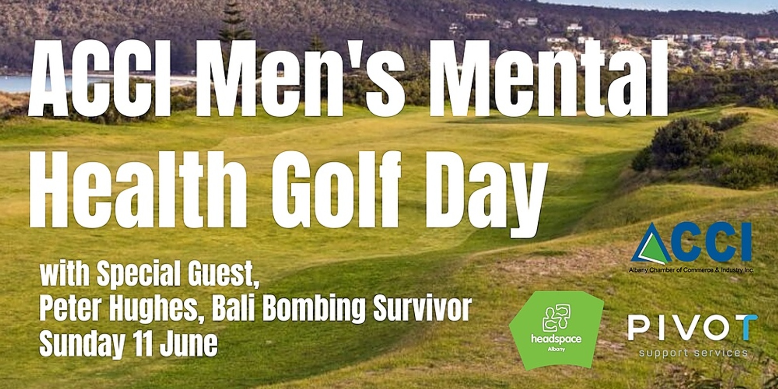 Banner image for ACCI Mens Mental Health Golf Day