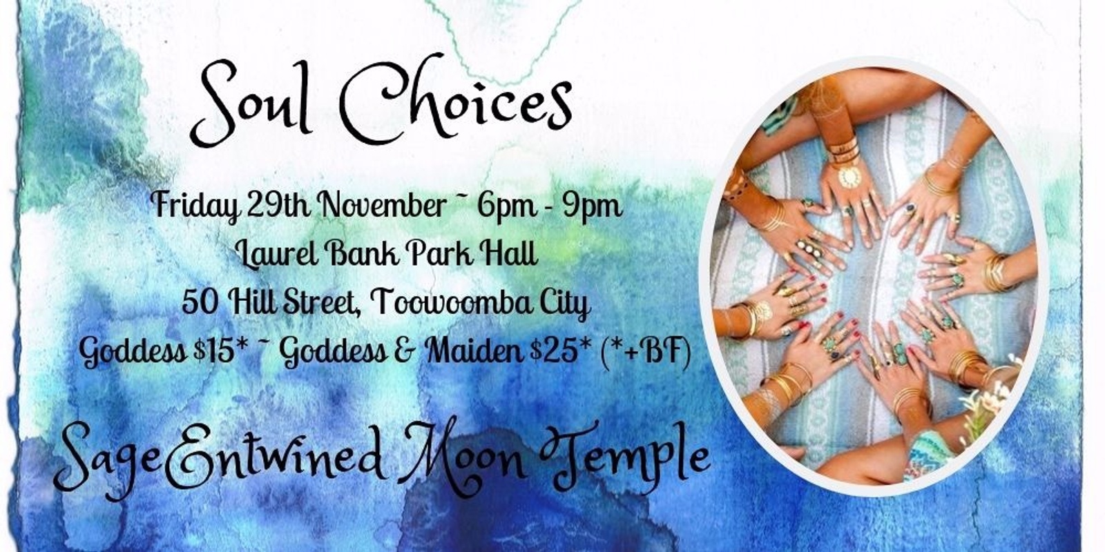 Banner image for SageEntwined Moon Temple ~ November New Moon Circle ~ Soul Choices