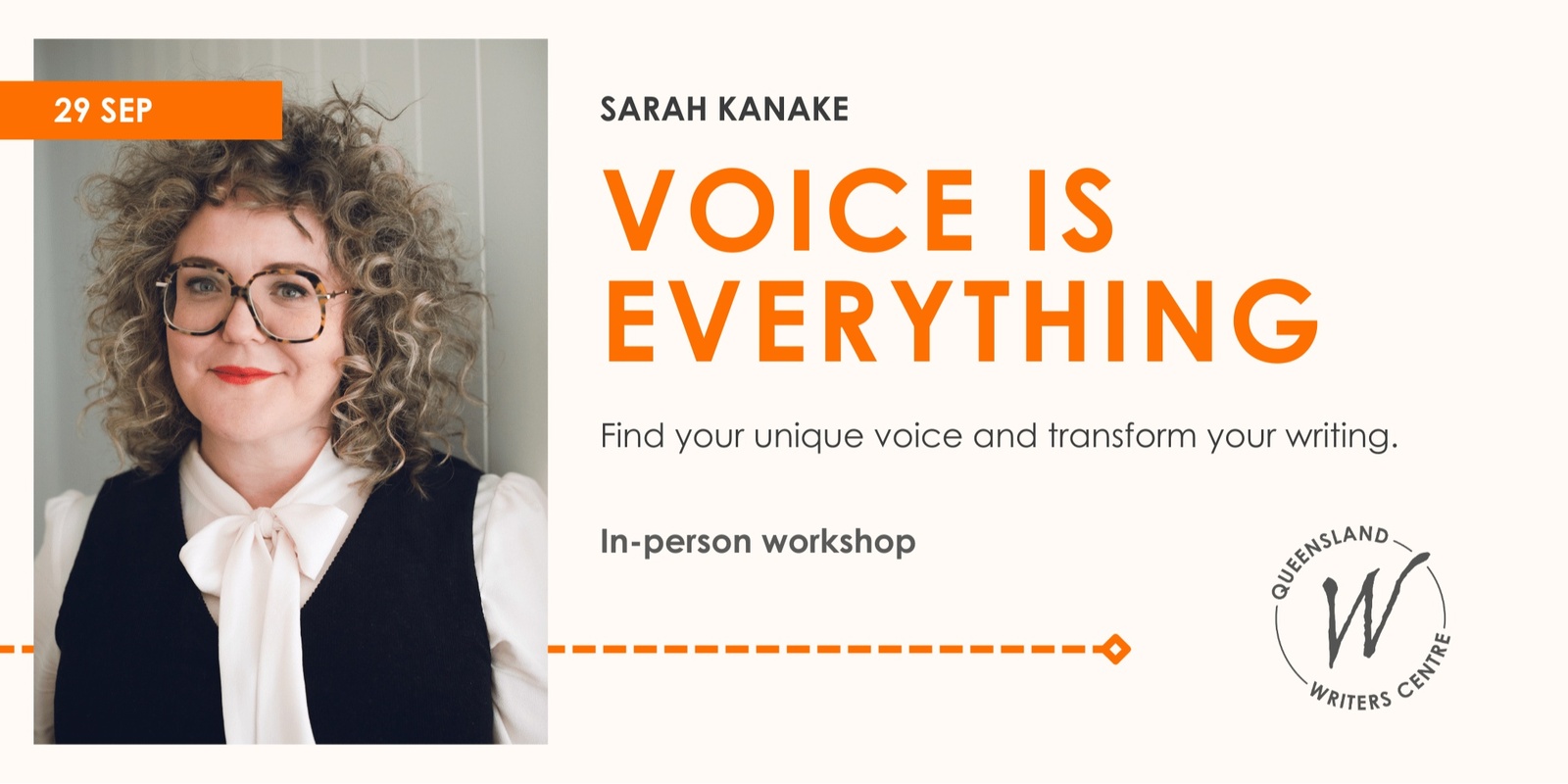 Banner image for Voice is Everything with Sarah Kanake