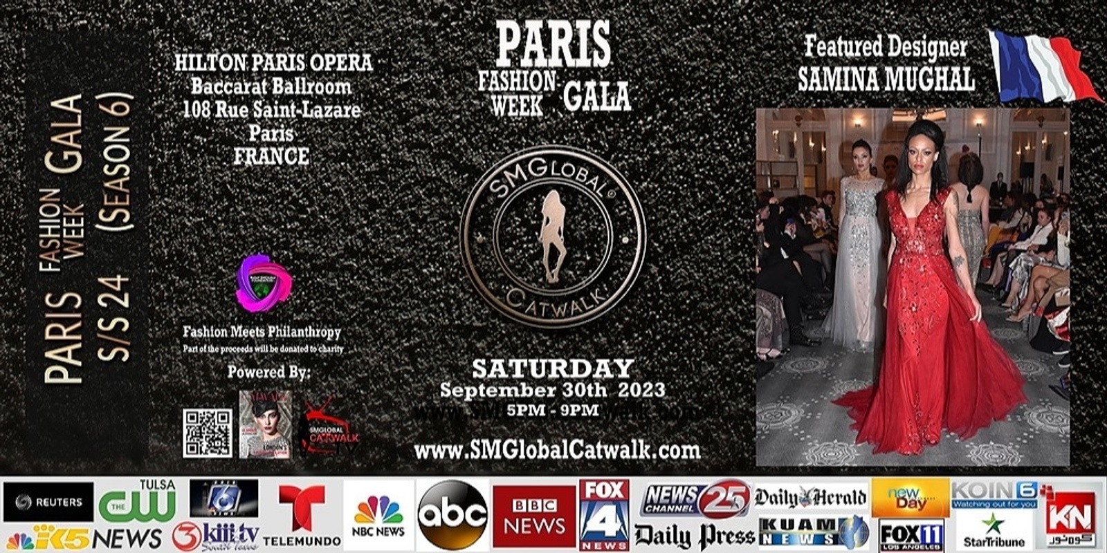 PARIS Fashion GALA (S/S 24) - Saturday Sept 30th 2023