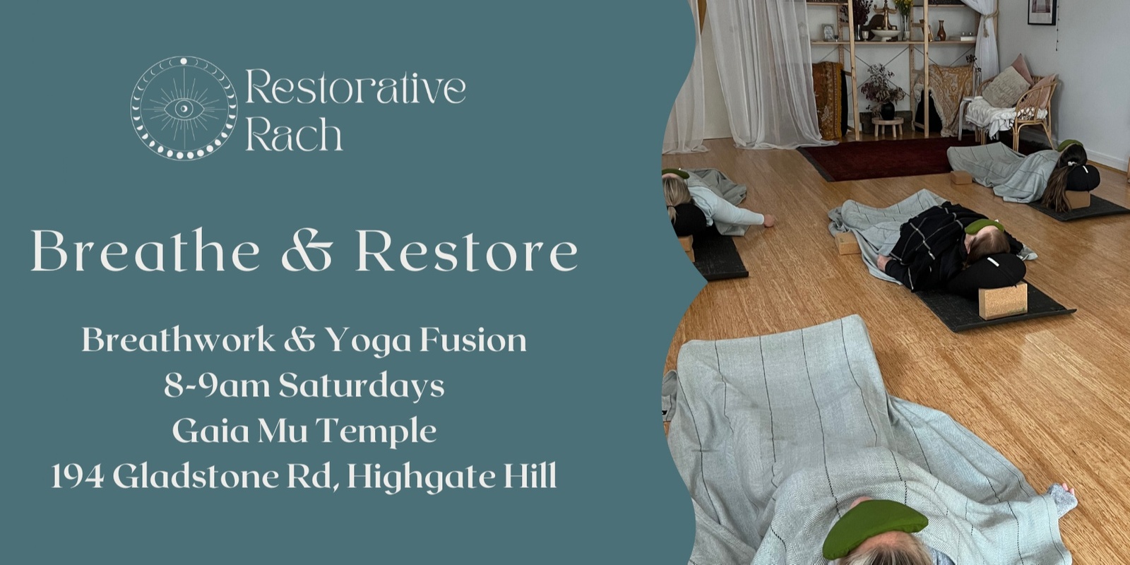 Banner image for Breathe & Restore - Breathwork & Restorative Yoga fusion