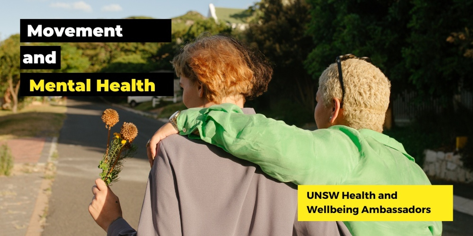 Banner image for Movement and Mental Health with UNSW's Health and Wellbeing 