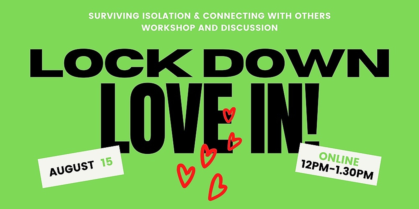 Banner image for Lockdown Love In (CANCELLED)