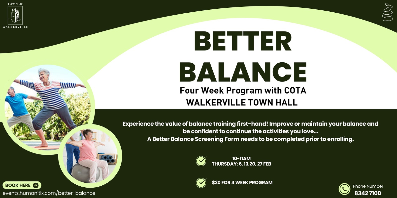 Banner image for Better Balance - four week program