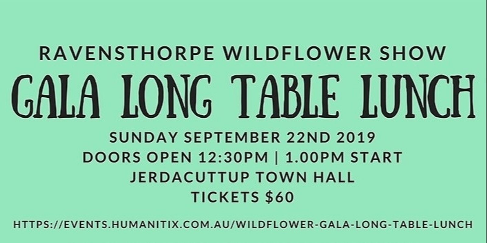 Banner image for Ravensthorpe Wildflower Show Gala Long Table Lunch