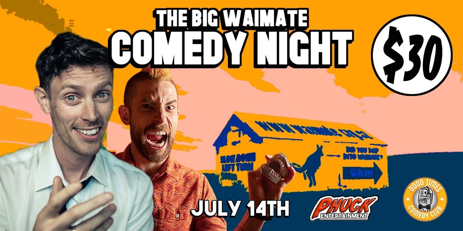 Banner image for The Big Waimate Comedy Night