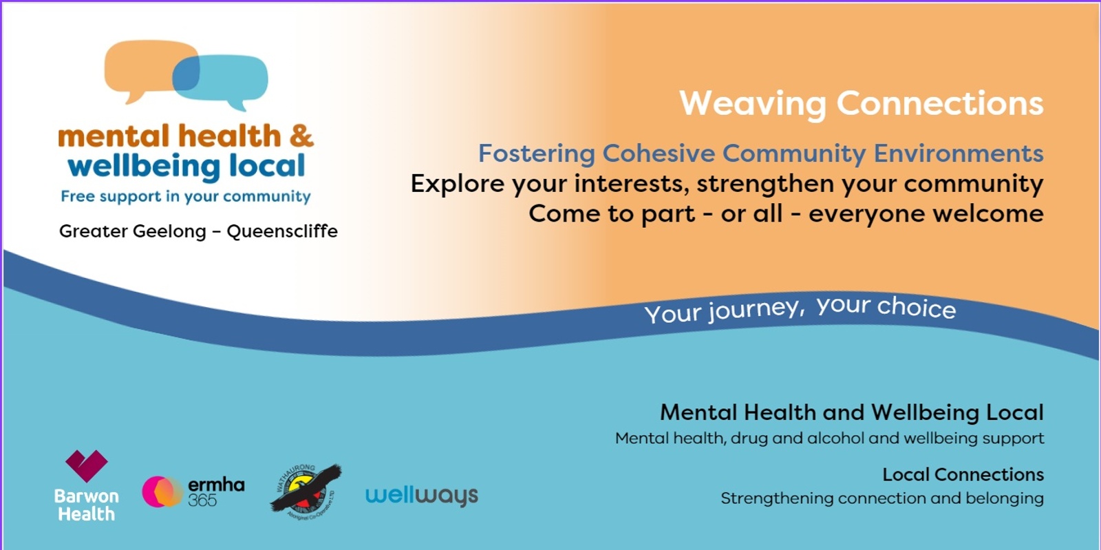 Banner image for Weaving Connections - Fostering Cohesive Community Environments