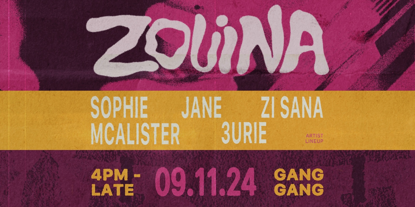 Banner image for Zouina