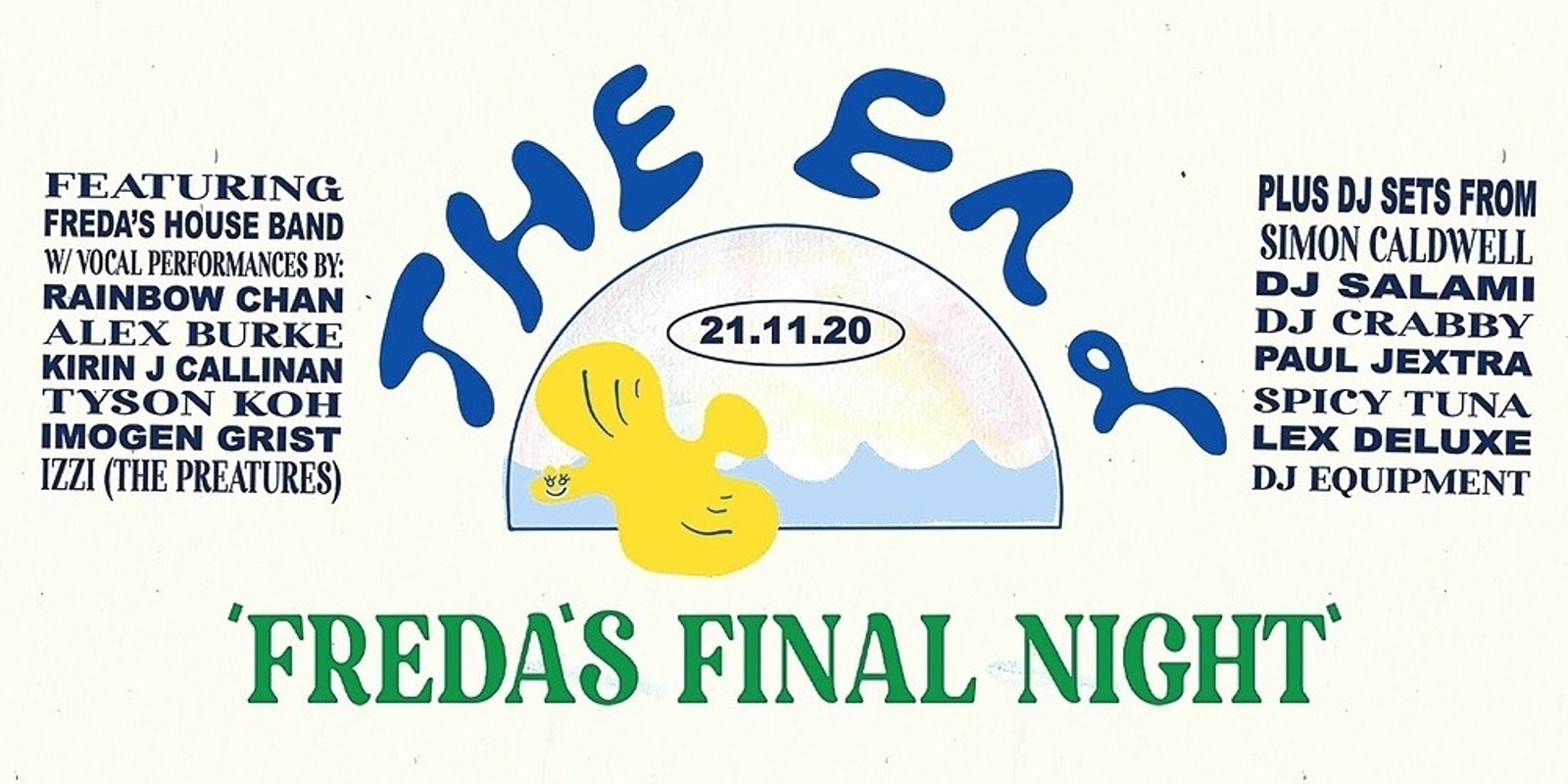 Banner image for THE END: Freda's Last Night