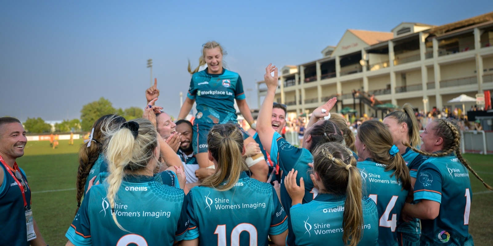 Burraneer Women's Rugby Club's banner