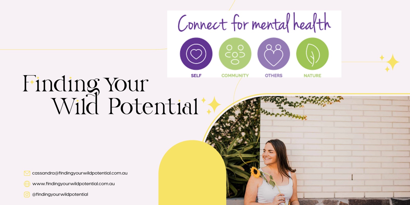 Banner image for Finding Your Wild Potential Mental Health Week Connection Call.