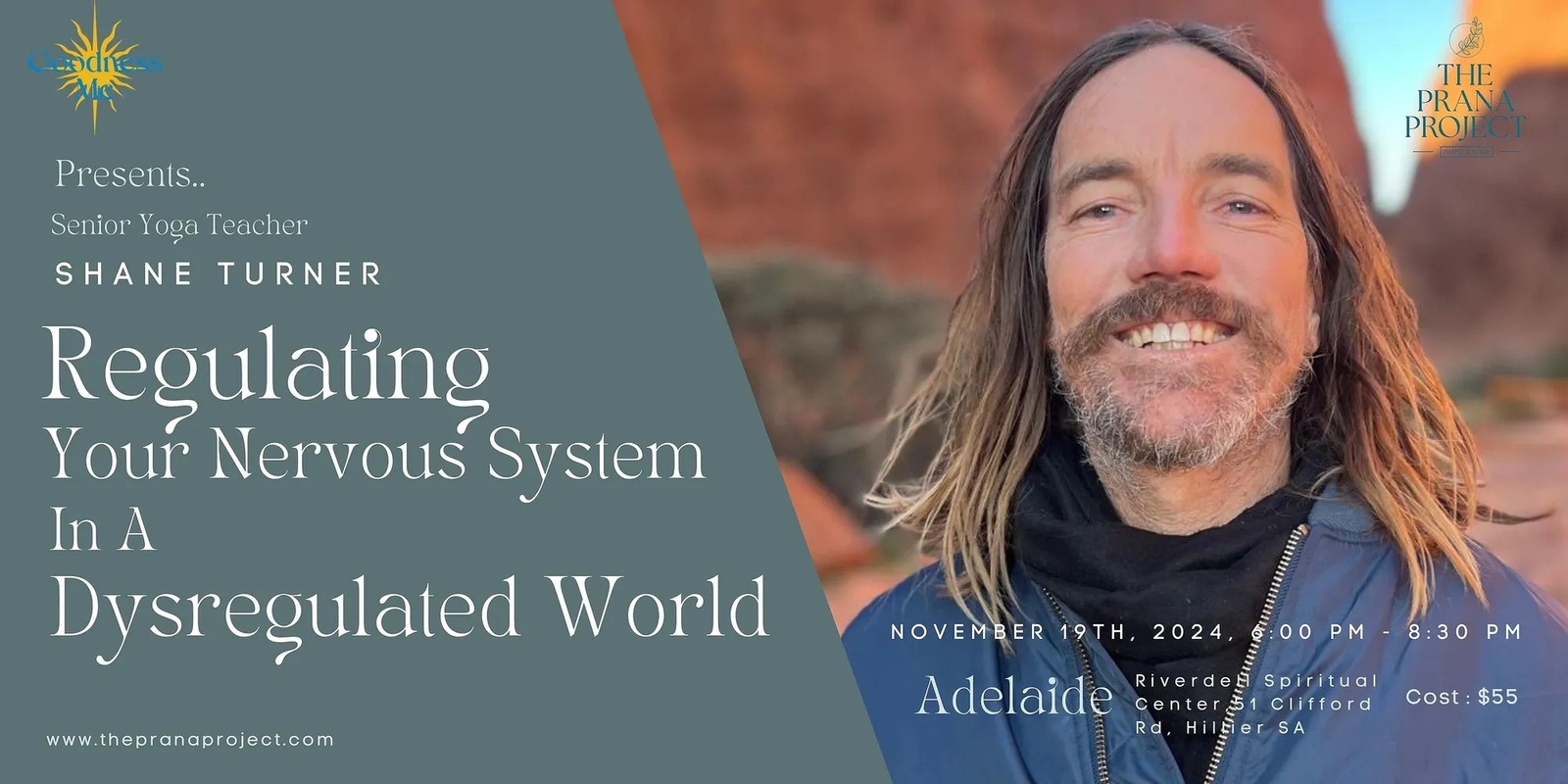 Banner image for Regulating Your Nervous System In A Dysregulated World with Shane - Adelaide