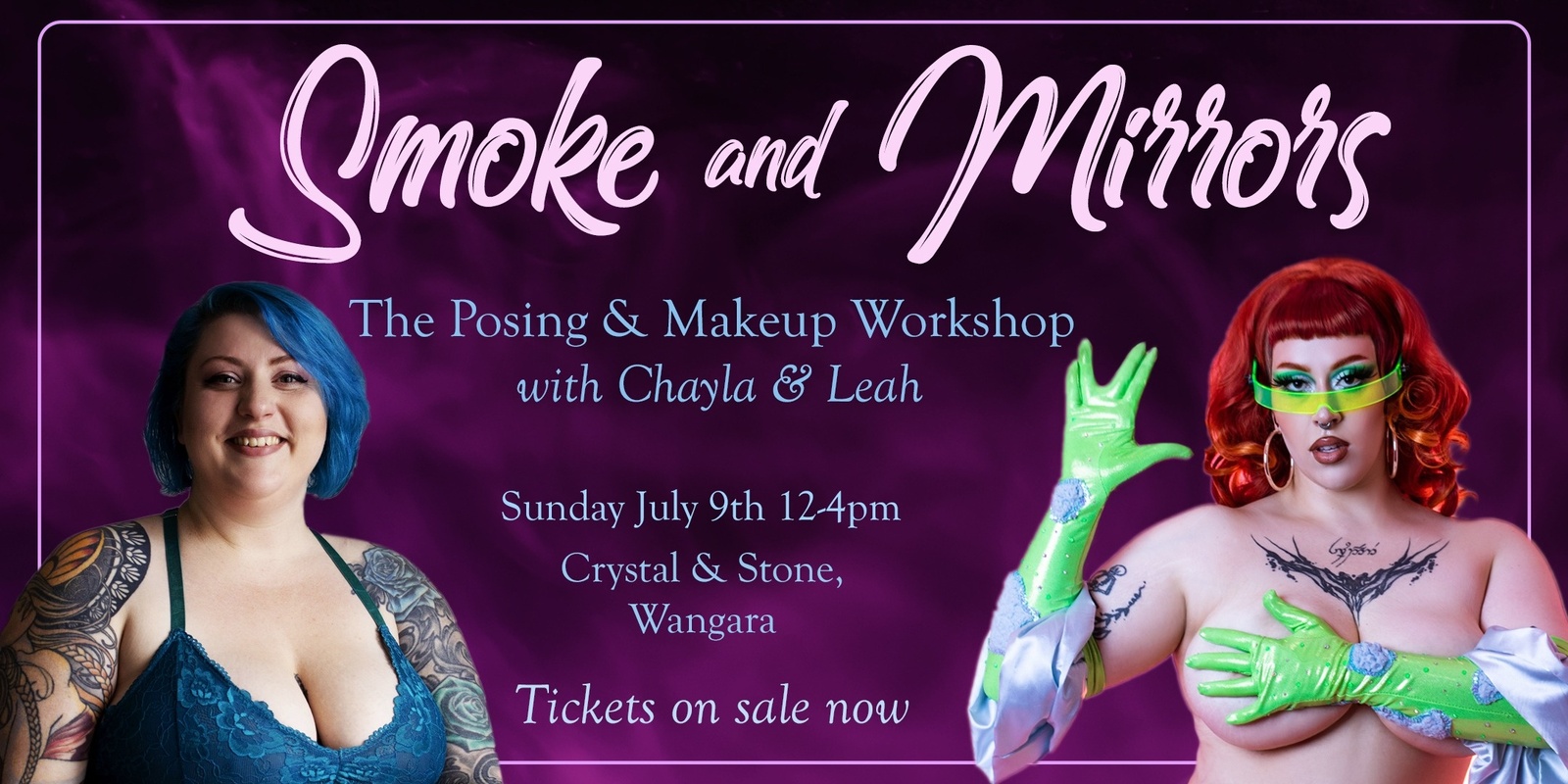 Banner image for Smoke & Mirrors - The Posing & Makeup Workshop