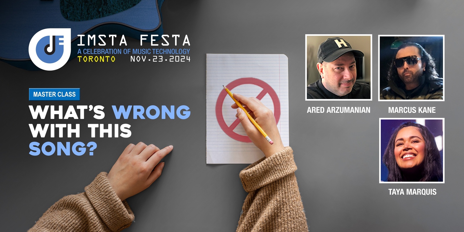 Banner image for What's Wrong With This Song? at IMSTA FESTA Toronto 2024