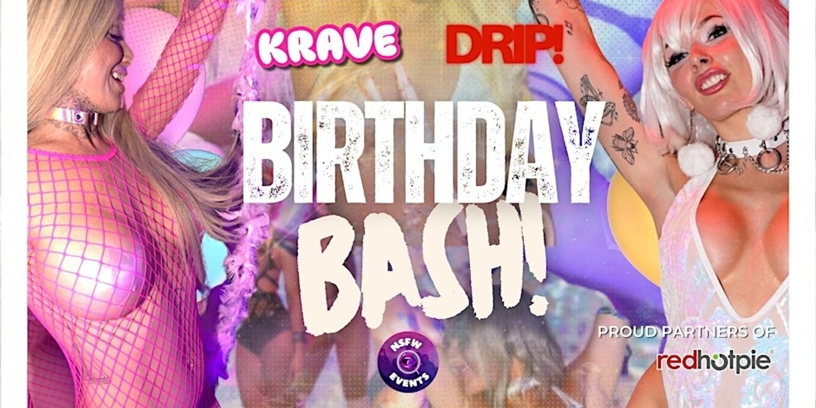 Banner image for KRAVE 1-Year Birthday Bash: ELECTRO vs. R&B/HIP HOP Showdown