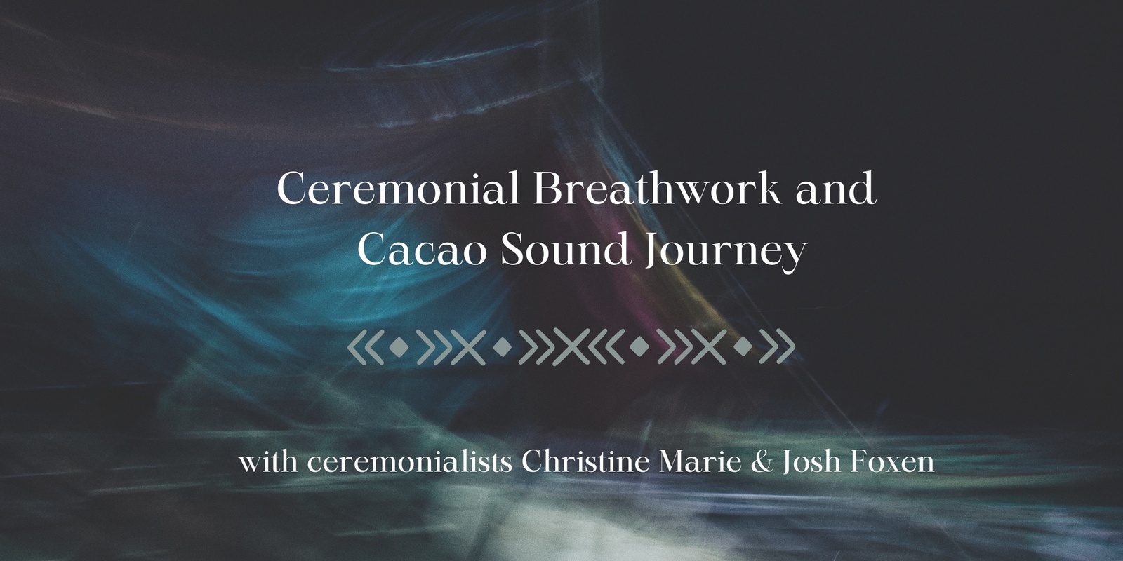 Banner image for Ceremonial Breathwork & Cacao Sound Journey