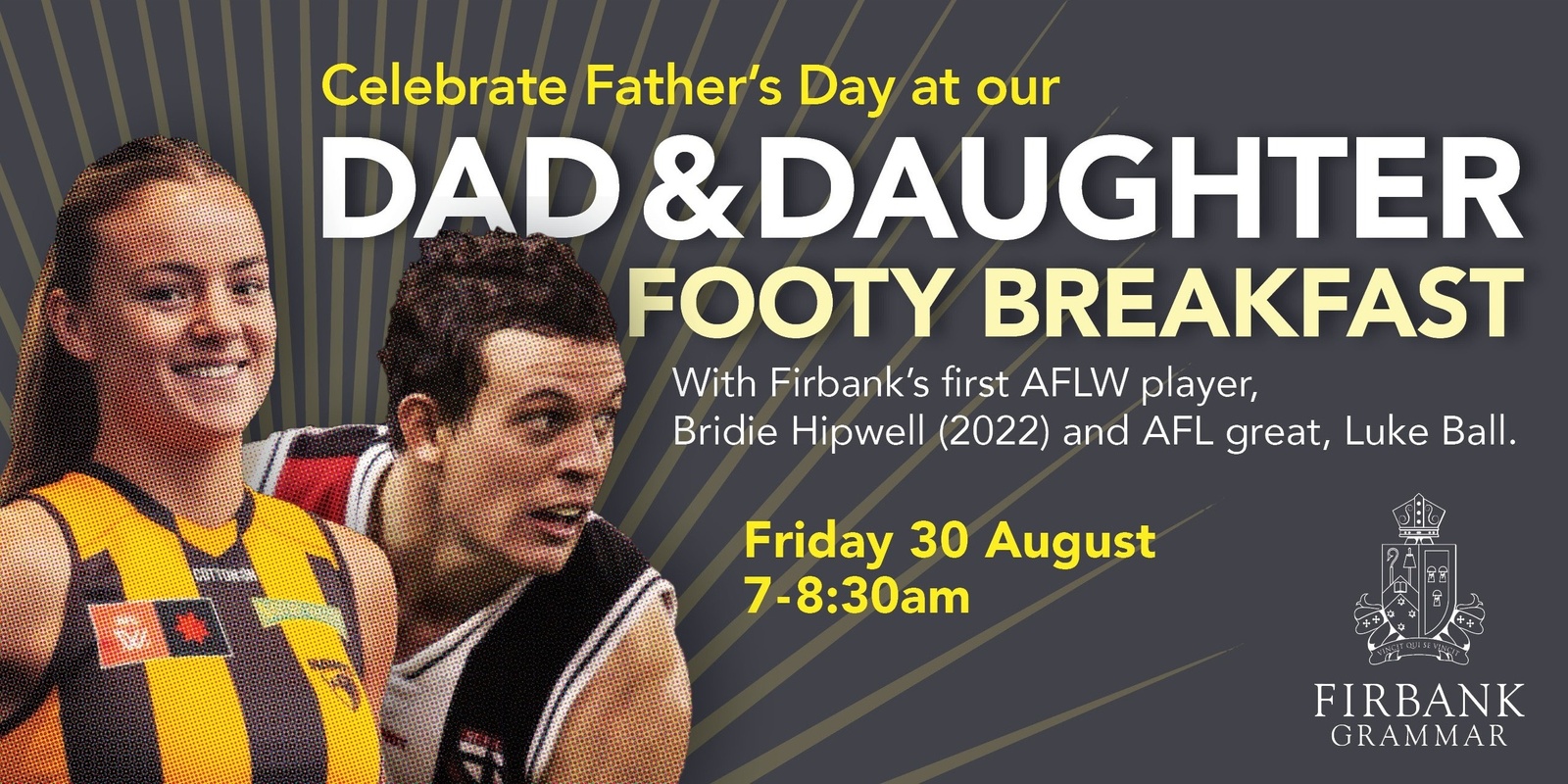 Banner image for Firbank's Dad & Daughter Footy Breakfast 