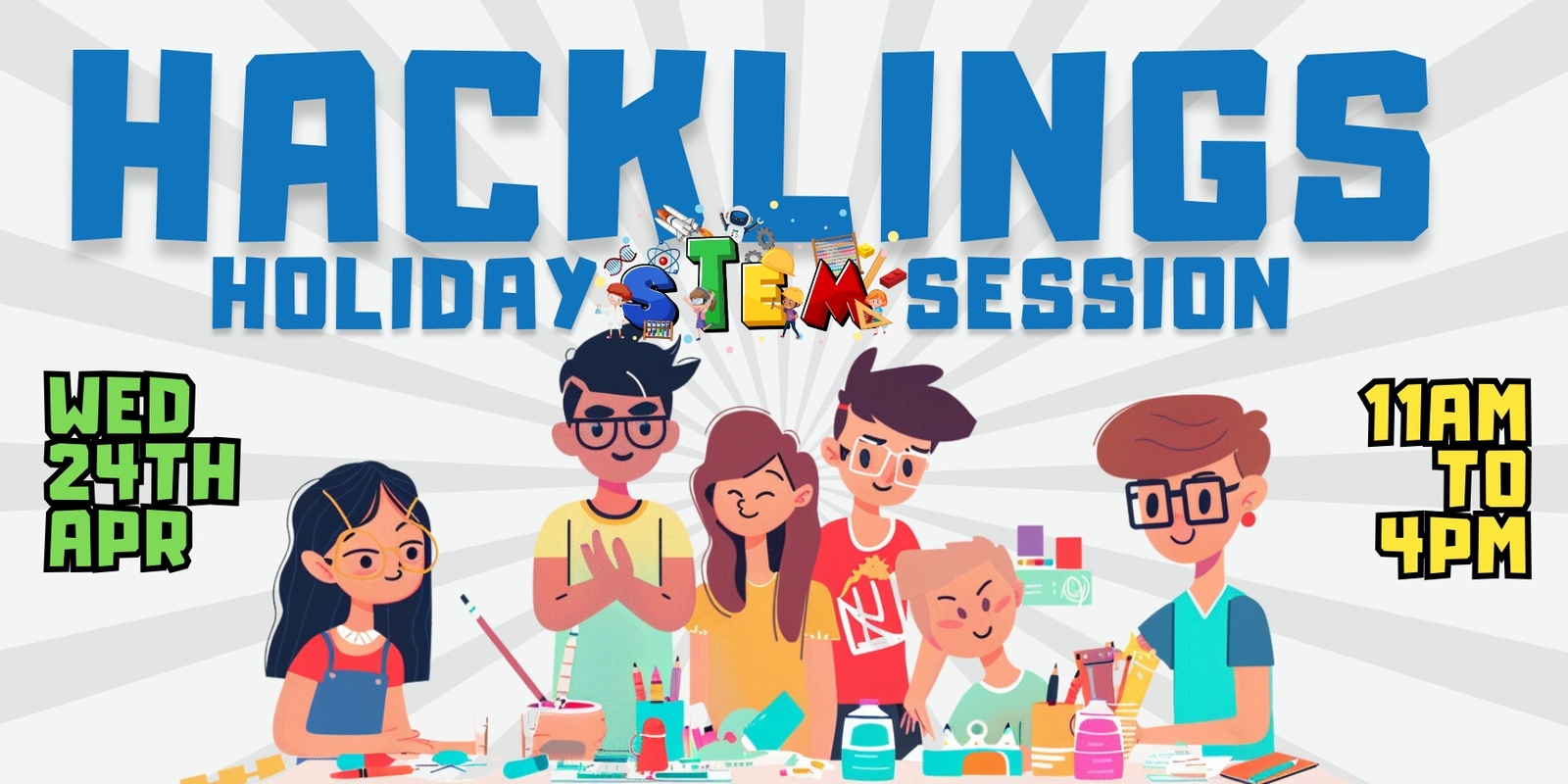 Banner image for Hacklings: Holiday Youth (STEaM) Club! 