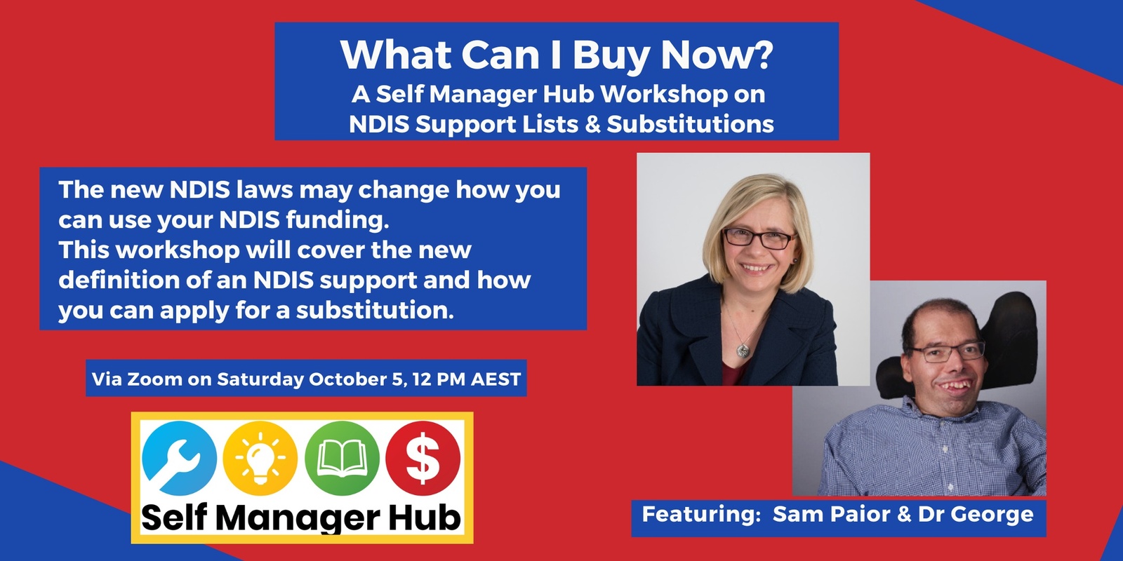 Banner image for What Can I Buy Now? - Self Manager Hub Workshop