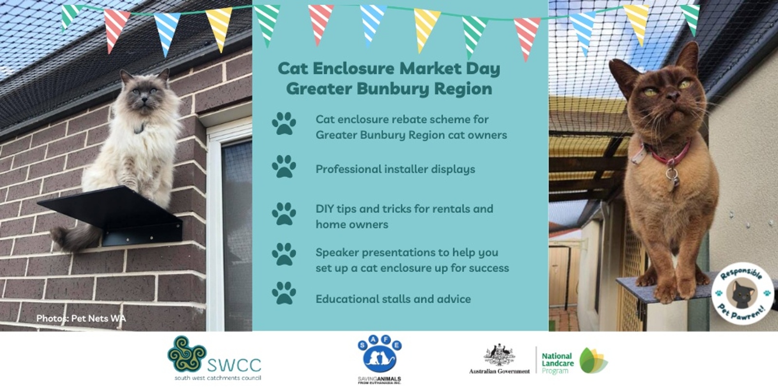 Cat Enclosure Market Day Greater Bunbury Region Humanitix