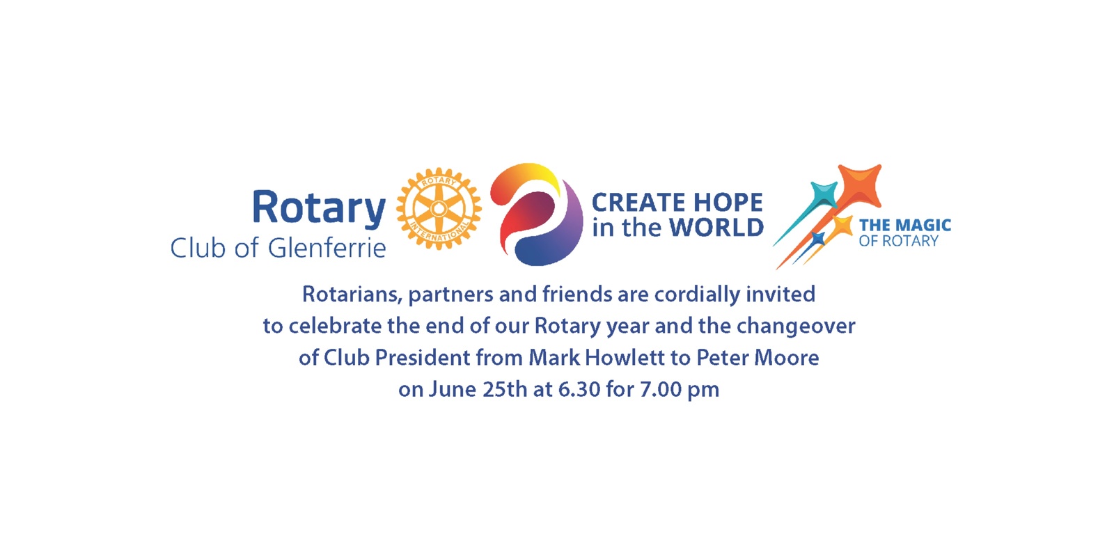 Banner image for Rotary Club of Glenferrie Changeover 2024