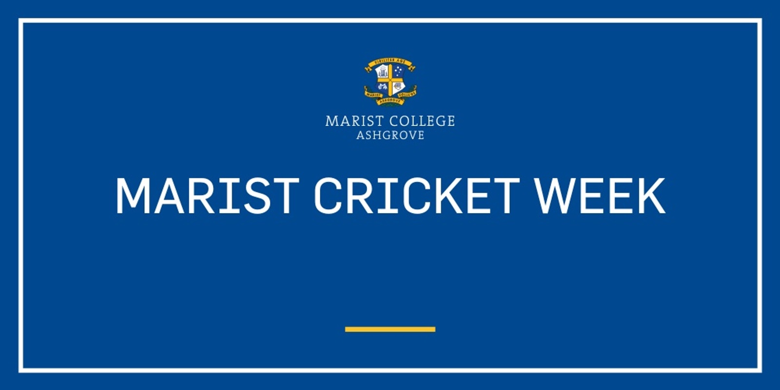 Banner image for Marist Cricket Week