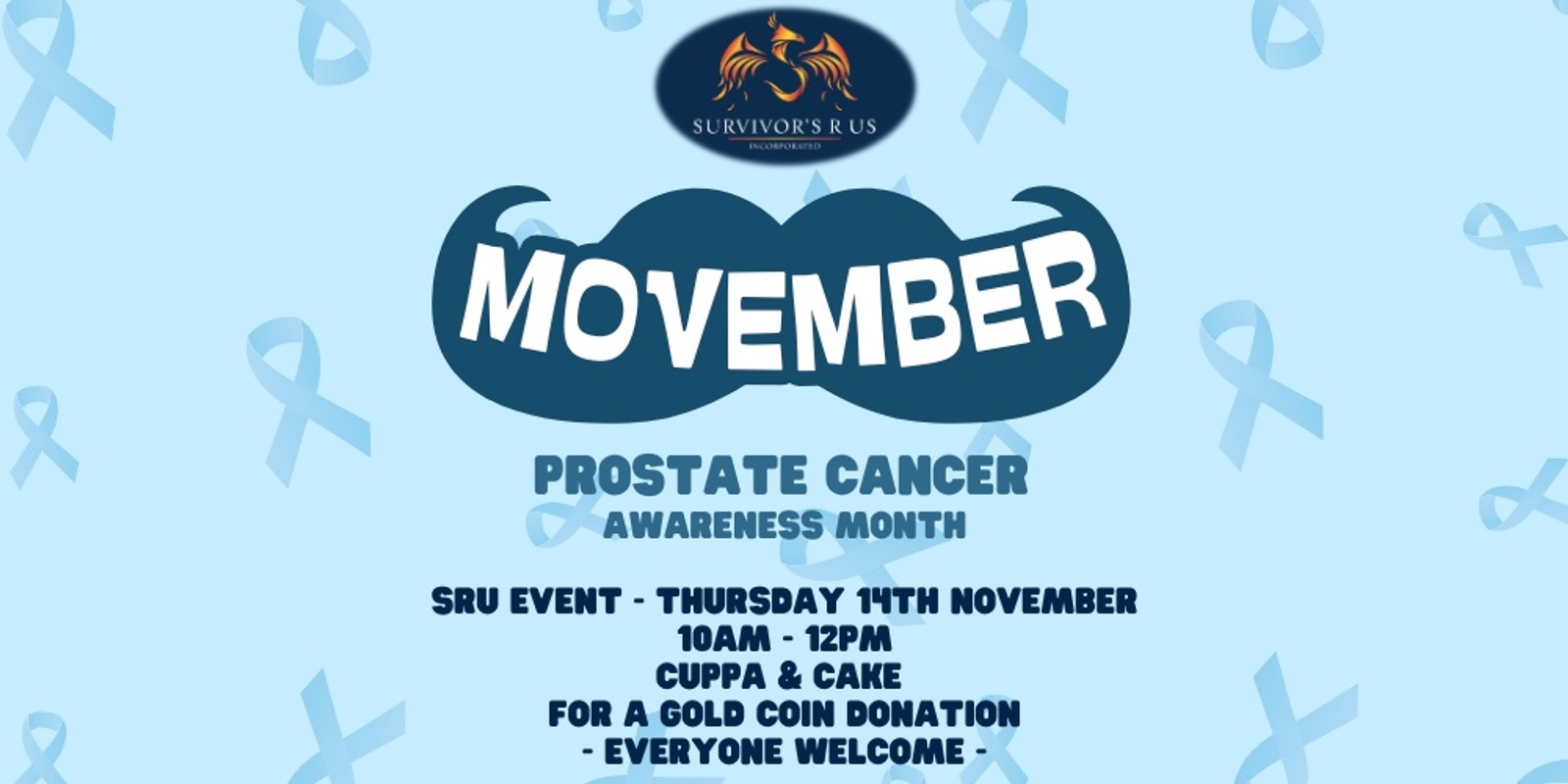 Banner image for Movember Morning Tea at SRU