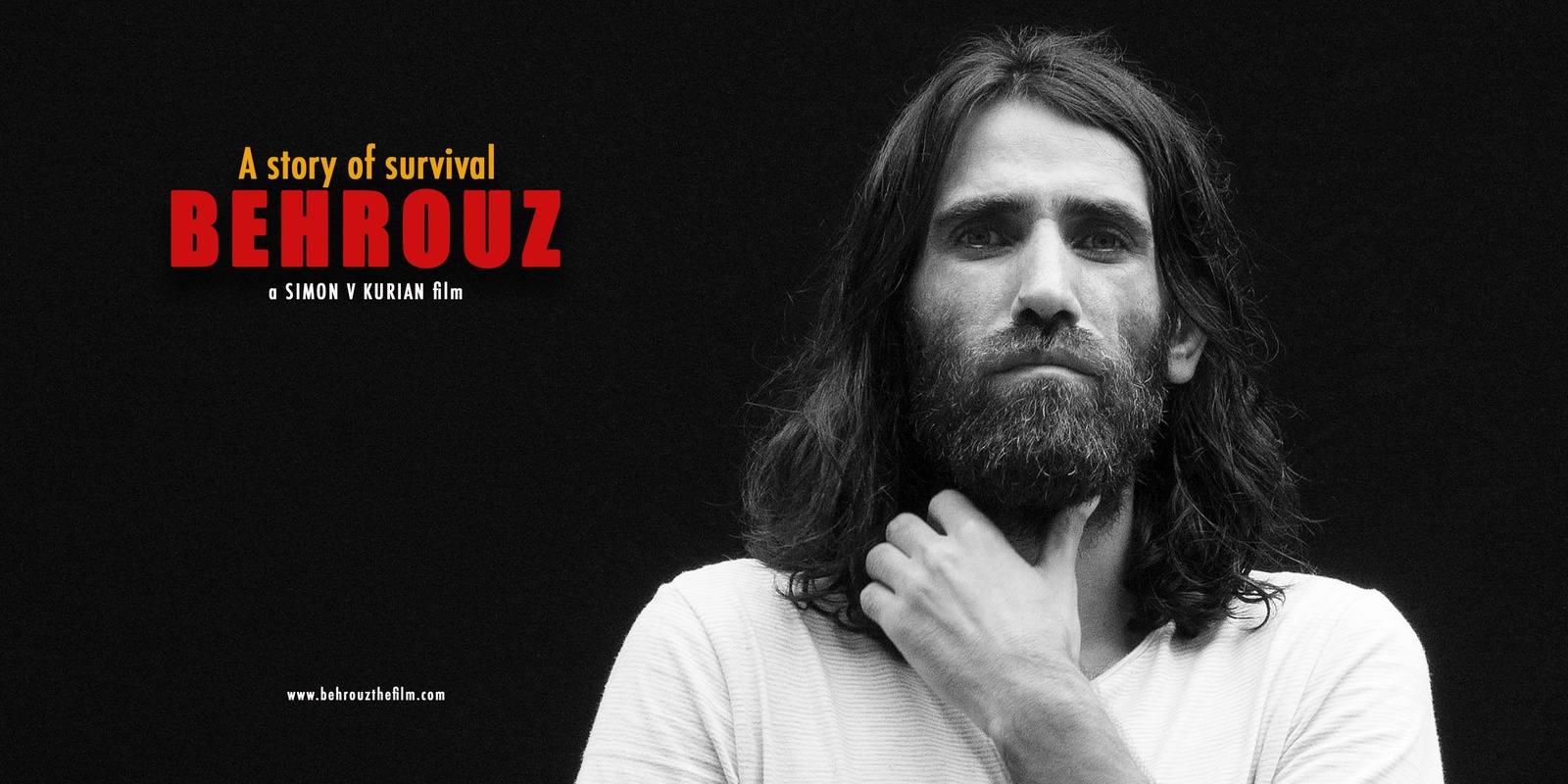 Banner image for Behrouz: Film screening and in-conversation with Behrouz Boochani and Simon V Kurian