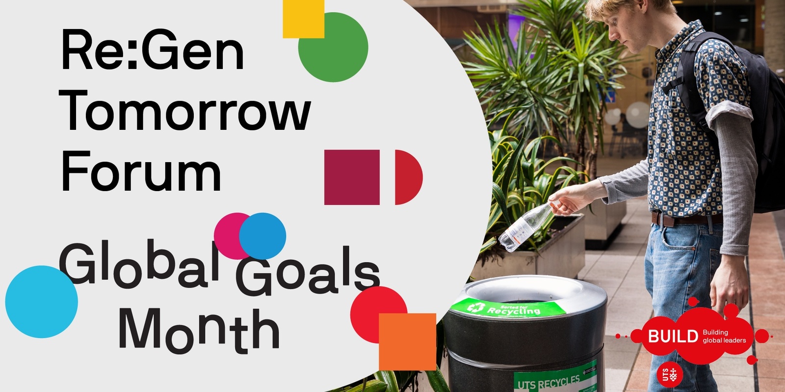 Banner image for Re:Gen Tomorrow Forum - Inspiring YOU in Creating Sustainable Everyday Lifestyle Choices, and Circular Economy Communities