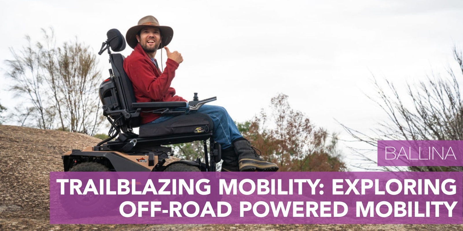 Banner image for Trailblazing Mobility: Exploring and Prescribing Off-Road Powered Mobility  (Ballina)