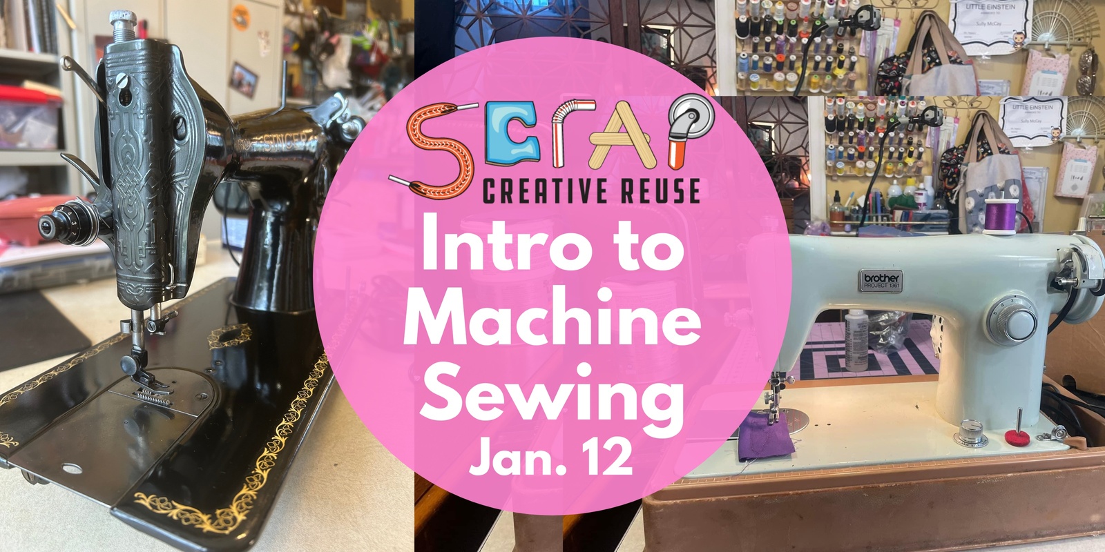 Banner image for Intro to Machine Sewing 1/12