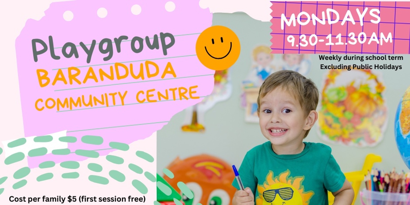 Banner image for BARANDUDA PLAYGROUP - Term 4