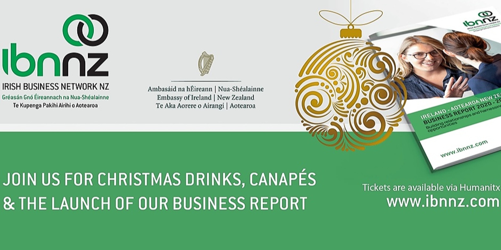 Banner image for IBNNZ Christmas Gathering and report launch Wellington