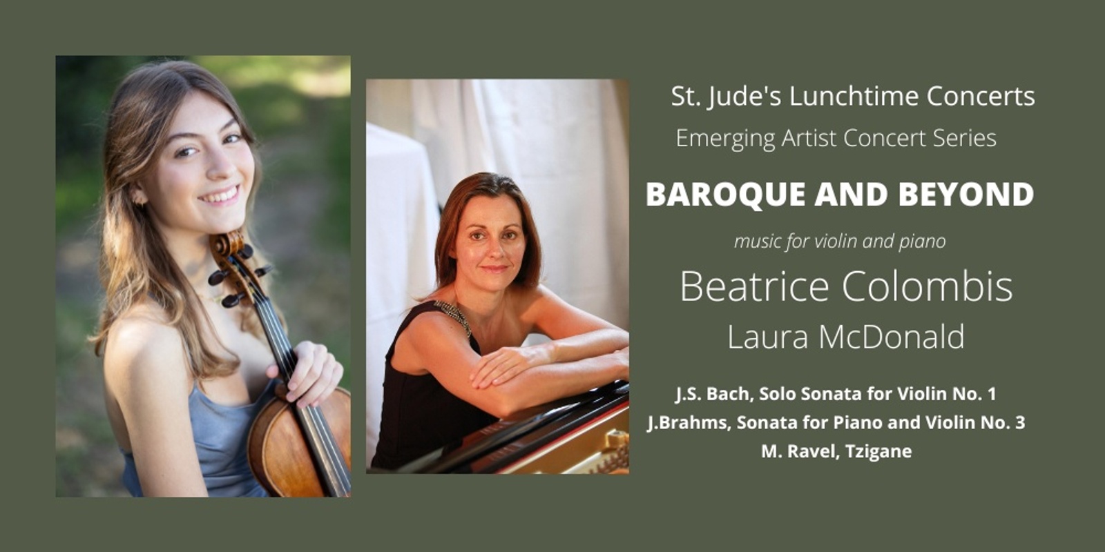 BAROQUE and BEYOND Beatrice Colombis violin Laura McDonald