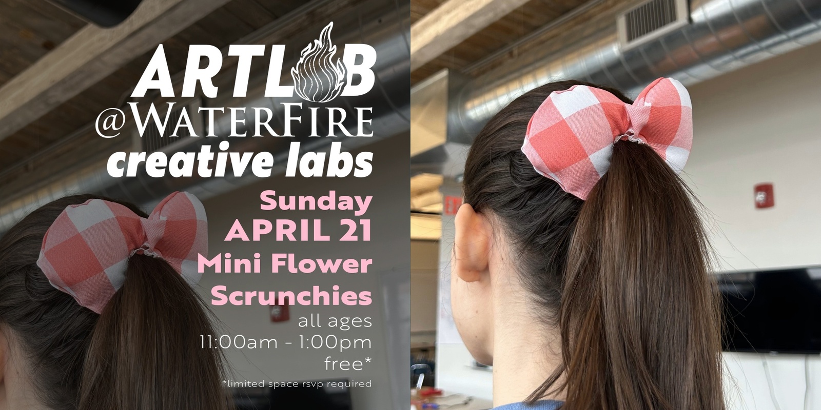 Banner image for Make Your Own Mini Flower Scrunchies 