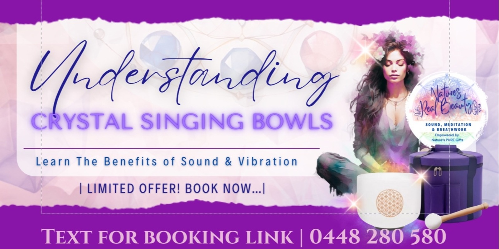 Banner image for Crystal Singing Bowls | Online Information Session