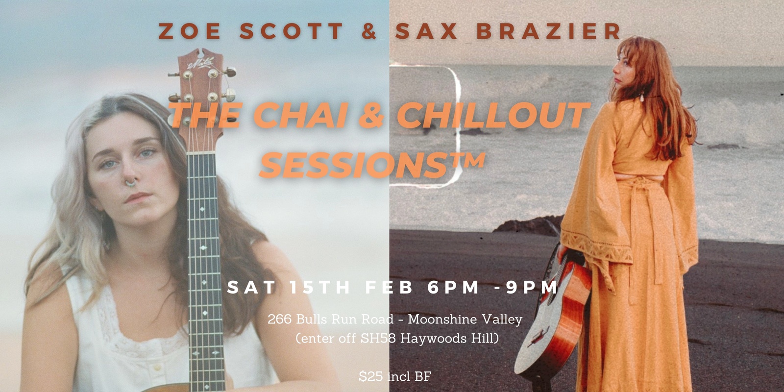 Banner image for The Chai & Chillout Sessions™ with Zoe Scott and Sax Brazier 