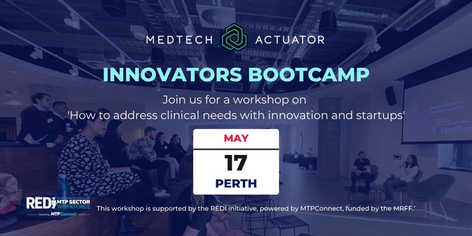 Banner image for MedTech Actuator Innovators Bootcamp (Perth)