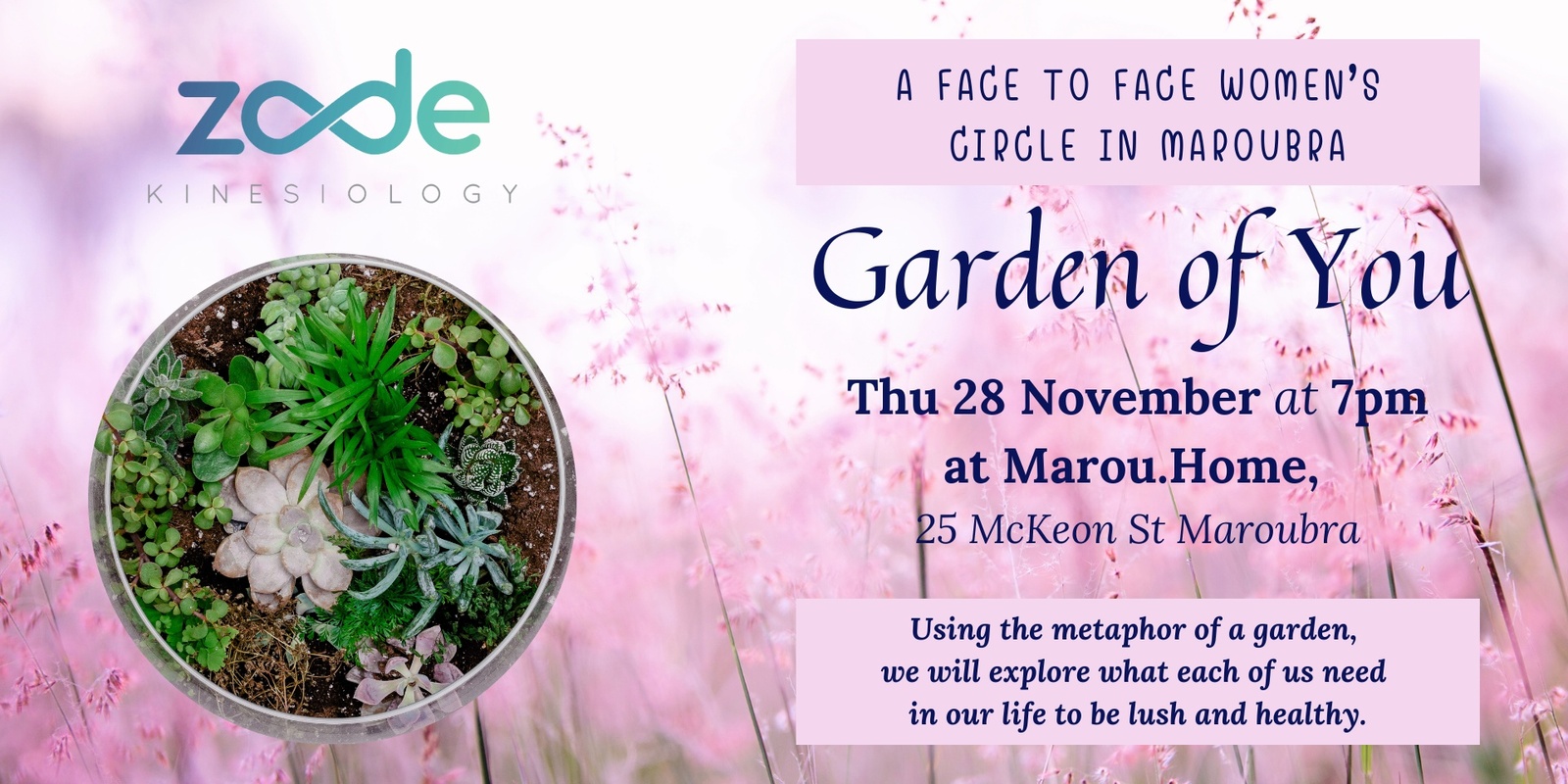 Banner image for Garden of You ~ Women's Circle