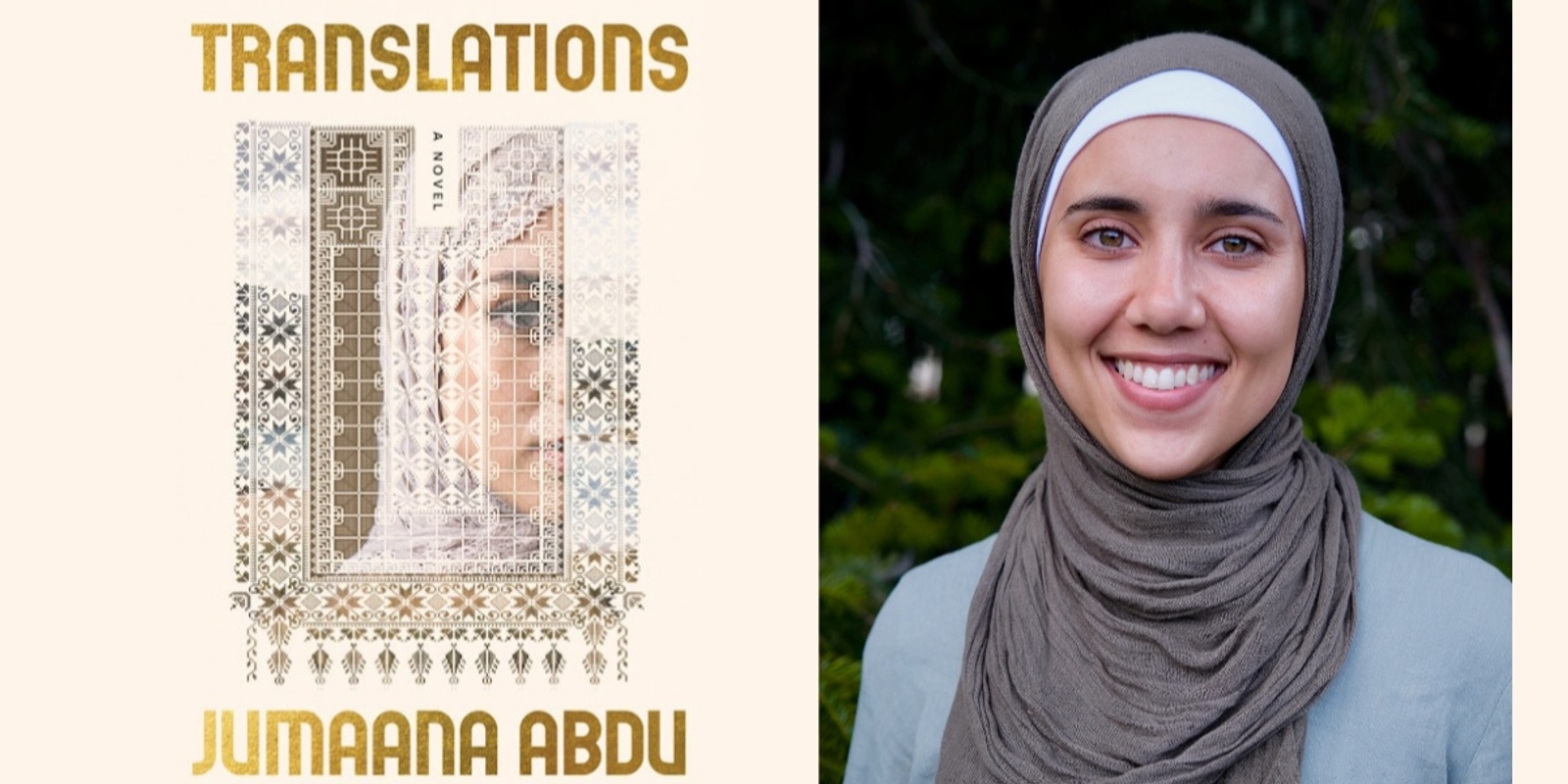 Banner image for Author Talk - "Translations" with Jumaana Abdu