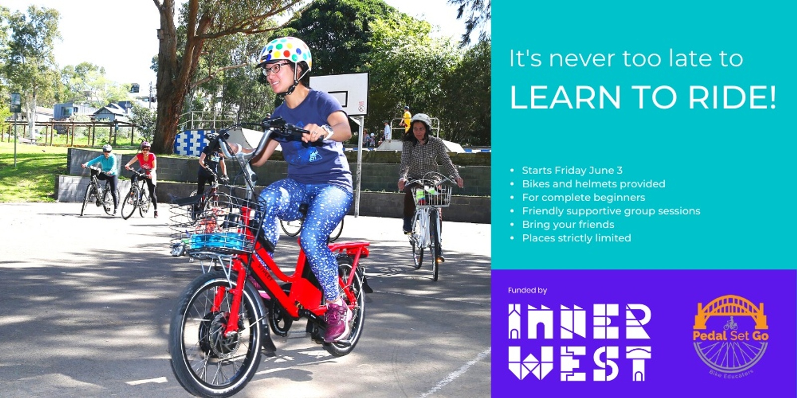 Banner image for Women Riding Together - A Learning Journey - 8 weeks at 1 hour per week