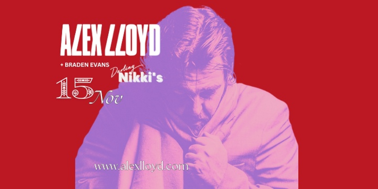 Banner image for ALEX LLOYD INTIMATE  PERFORMANCE  FRIDAY 15TH NOVEMBER 