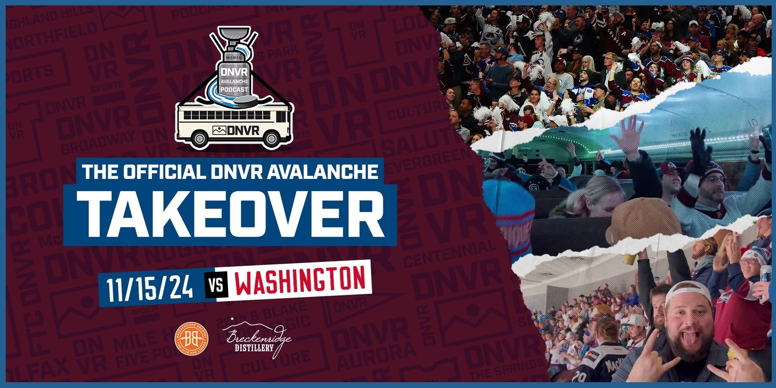 Banner image for DNVR Avalanche Takeover vs. Washington Capitals