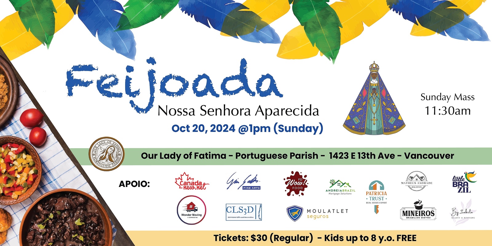 Banner image for FEIJOADA - N.S. APARECIDA - 2024