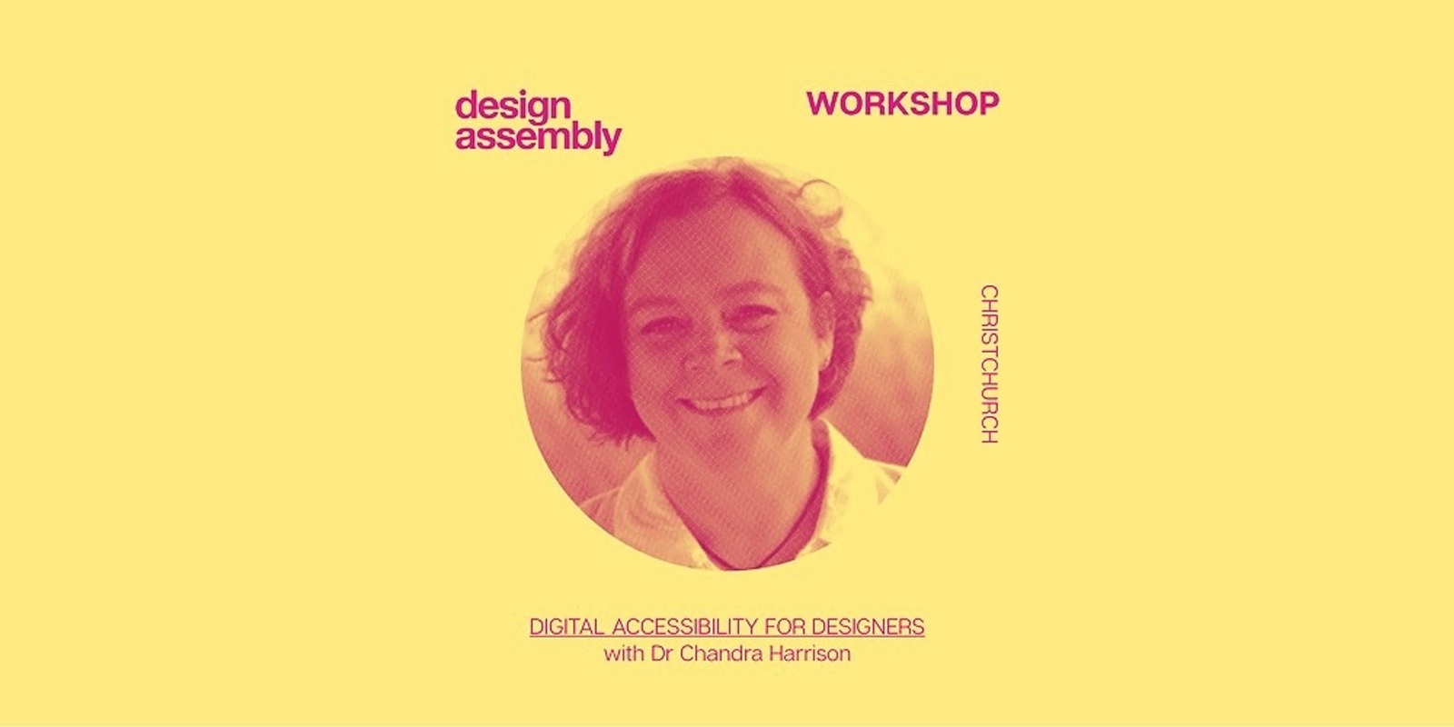 Banner image for CHRISTCHURCH DA Workshop: Digital Accessibility for Designers